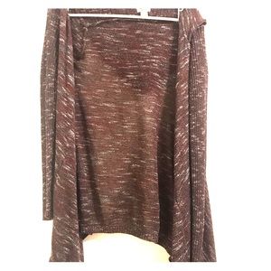 Maroon Mossimo Cardigan